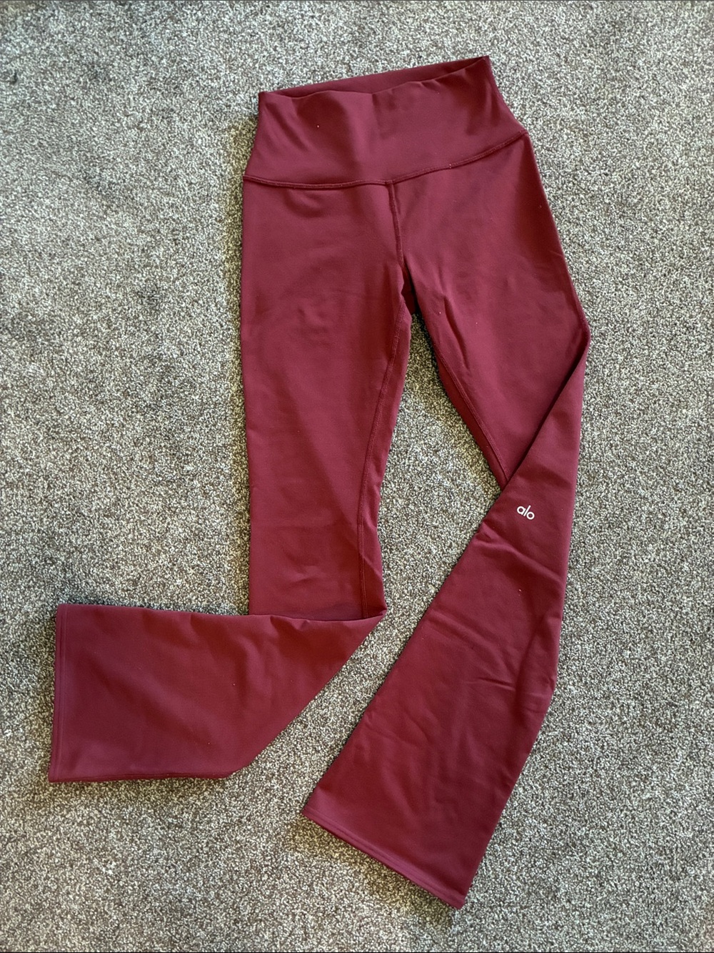 ALO yoga Brick Red Flares